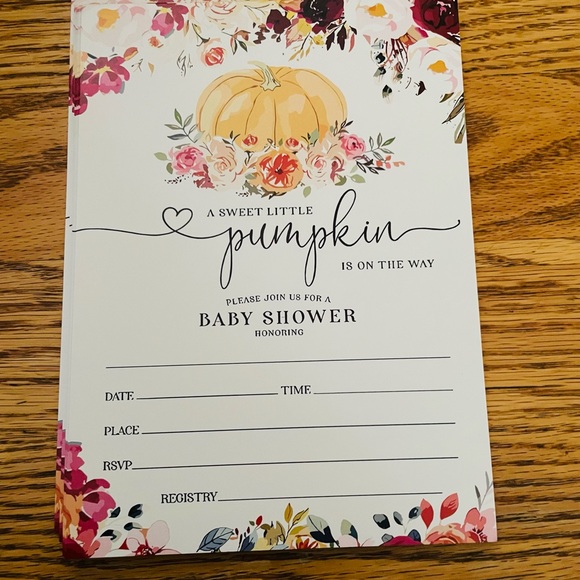 Little Pumpkin Baby Shower Bundle - Picture 2 of 5